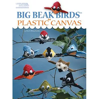 Big Beak Birds in Plastic Canvas