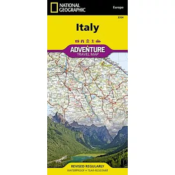 National Geographic Adventure Map Italy