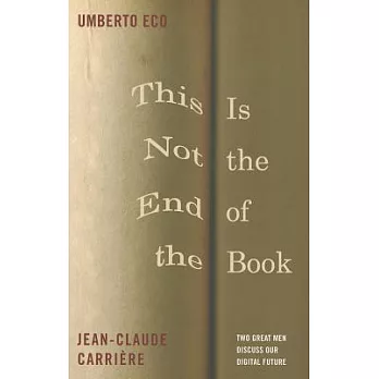 This Is Not the End of the Book