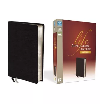 Life Application Study Bible: New International Version, Black Bonded Leather