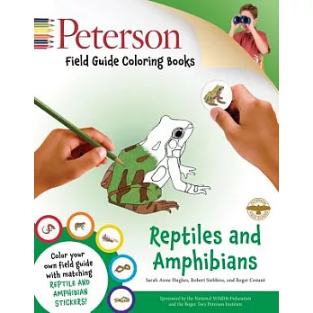 Peterson Field Guide Coloring Books: Reptiles and Amphibians [With Sticker(s)]