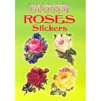Glitter Roses Stickers