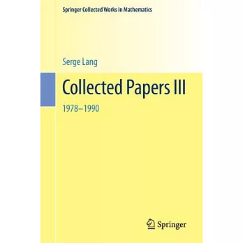 Collected Papers III: 1978–1990