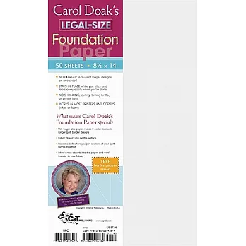 Carol Doak’s Legal-Size Foundation Paper