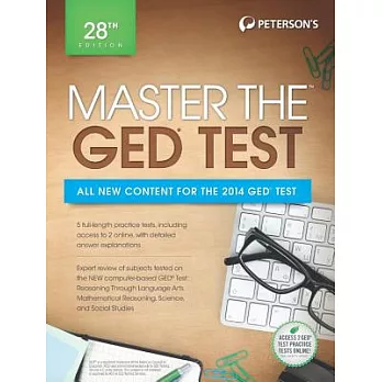 Peterson’s Master the Ged Test 2014