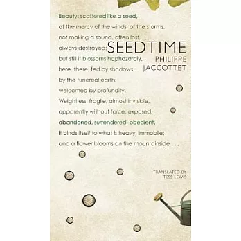 Seedtime: Notebooks, 1954-79