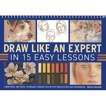 Draw Like an Expert in 15 Easy Lessons: Learn Pencil and Pastel Techniques Through Step-by-Step Projects With 600 Photographs