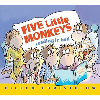 Five Little Monkeys Reading in Bed