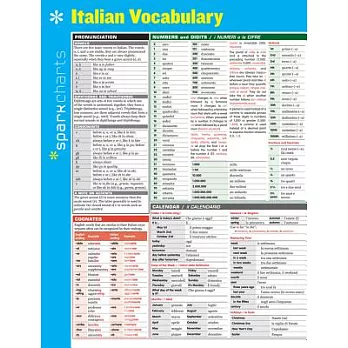 Sparkcharts Italian Vocabulary