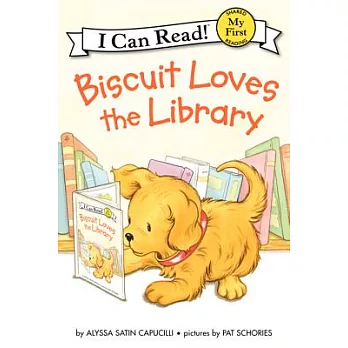 Biscuit loves the library