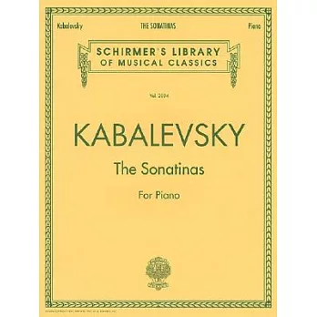 The Sonatinas: Schirmer Library of Classics Volume 2034 Piano Solo