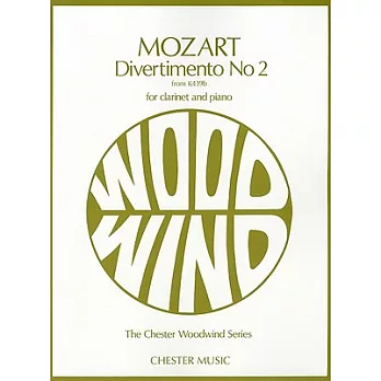 Divertimento No. 2, from K.439b: for clarinet and piano