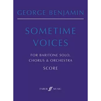 Sometime Voices: Score