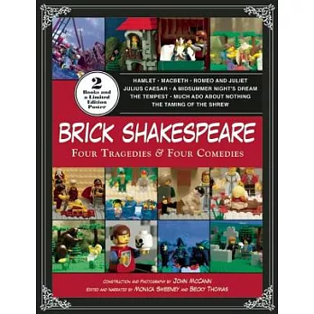 Brick Shakespeare: Four Tragedies & Four Comedies [With Poster]