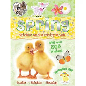 Spring Sticker and Activity Book