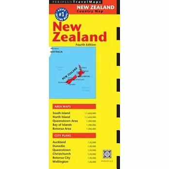 Periplus Travel Map New Zealand