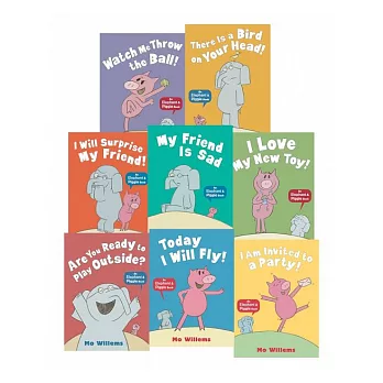 莫威樂《大象＆小豬》故事套書（8本合售） Mo Willems  Elephant & Piggie Collection