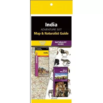 India Adventure Set: Map & Naturalist Guide