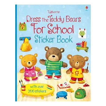 Dress the Teddy Bears for School Sticker Book