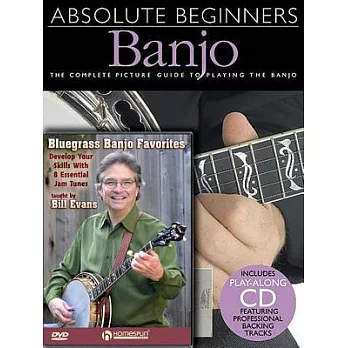 Bill Evans Banjo Pack: Includes Absolute Beginners Banjo and Bluegrass Banjo Favorites