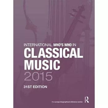 International Who’s Who in Classical Music 2015
