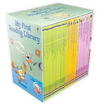 Usborne入門分級讀本套書《My First Reading Library》（3-5歲適讀，全套50本）我的小小外文圖書館