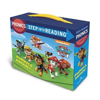 汪汪隊立大功自然發音套書Paw Patrol Phonics Box Set (PAW Patrol) (3-7歲適讀，12本Step into Reading)