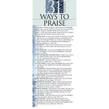 31 Ways to Praise 50-Pack
