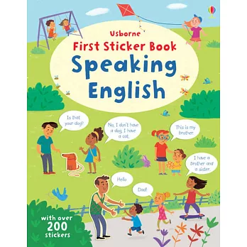 First Sticker Book Speaking English