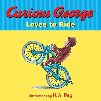 Curious George loves to ride