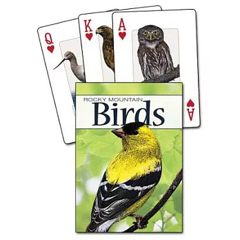 Birds of the Rocky Mountains Playing Cards
