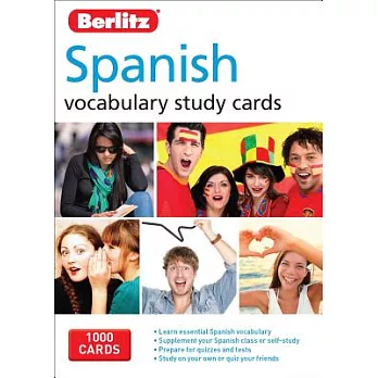 Berlitz Spanish Vocabulary Study Cards