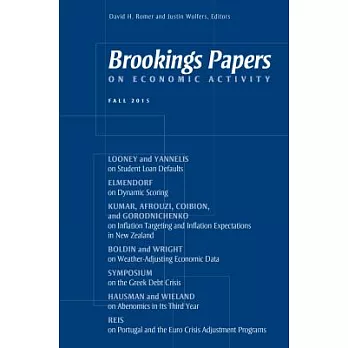 Brookings Papers on Economic Activity Fall 2015