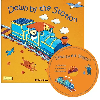 Down by the Station (Classic Books With Holes) (Book +CD)