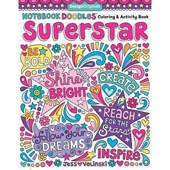 Notebook Doodles Superstar: Coloring & Activity Book