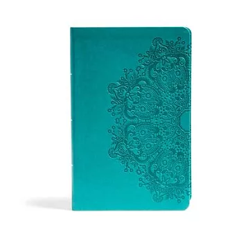 The Holy Bible: Christian Standard Bible, Teal Leathertouch, Personal Size Reference Bible