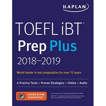 Kaplan Toefl iBT Prep Plus 2018-2019