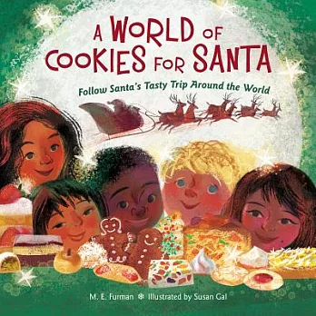 A world of cookies for Santa : follow Santa