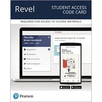 博客來-The Little, Brown Handbook Revel Access Code