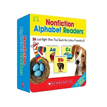 字母學習讀本有聲套書 (26冊+CD，3-7歲) Nonfiction Alphabet Readers