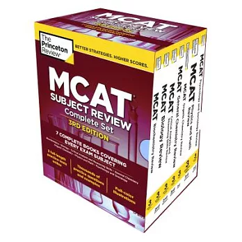 The Princeton Review MCAT Subject Review Complete Box Set, 3rd Edition: 7 Complete Books + 3 Online Practice Tests