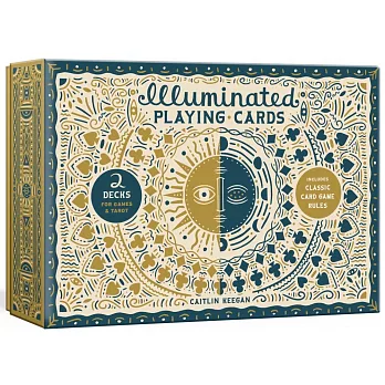 Illuminated Playing Cards: 2 Decks for Games & Tarot