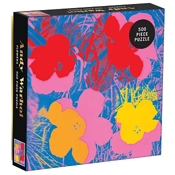 Andy Warhol Flowers Puzzle: 500 Piece