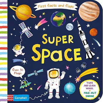 知識翻翻硬頁書 Super Space  (學齡前)