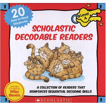 Decodable Readers Box Set Level A 彩色版 (20本書+ 附音檔）