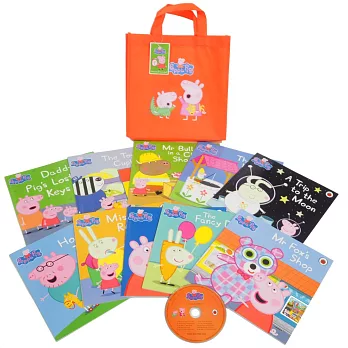 Peppa Orange Bag (10 Books + CD)
