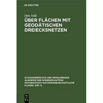 Über Flächen mit geodätischen Dreiecksnetzen