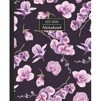 博客來-Dot Grid Notebook: Dotted Grid Notebook/Journal - Plum Orchid ...