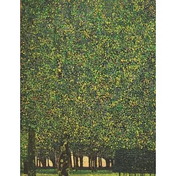 Gustav Klimt Black Pages Sketchbook: The Park - Use with Art Supplies Like Metallic Markers, Chalk, Colored Pencils, Gel Ink Pens - Large Green Jugend