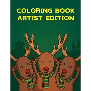 Coloring Book Artist Edition: Baby Cute Animals Design and Pets Coloring Pages for boys, girls, Children